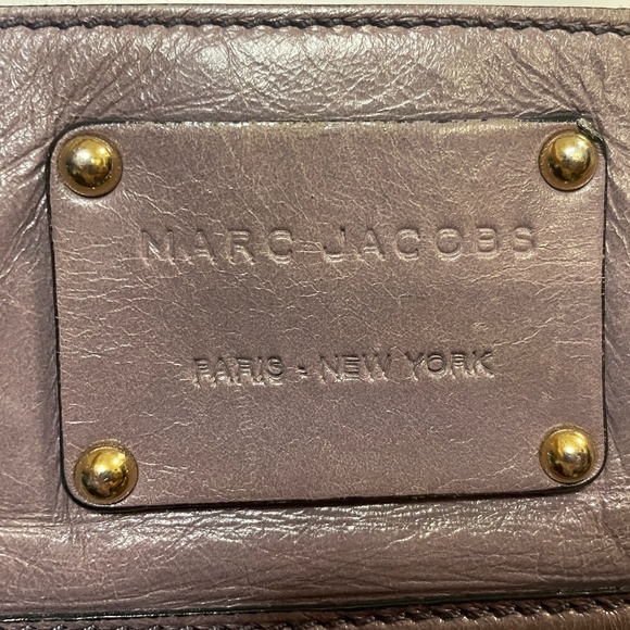 Purple Marc Jacobs Tote - Subdued Purple Leather (Rare, Vintage) - Picture 3 of 8